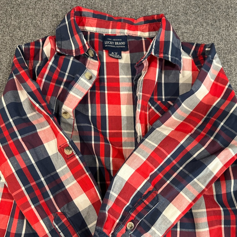 Lucky Brand Kids Collared Shirt-4T
